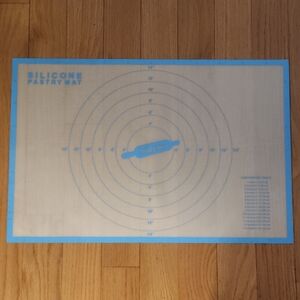 QVC Blue Silicone Pastry Mat